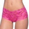 Oh La La Cheri Pink Lace Crotchless Panties