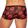 Male Power Lipstick Kisses Boxer Shorts