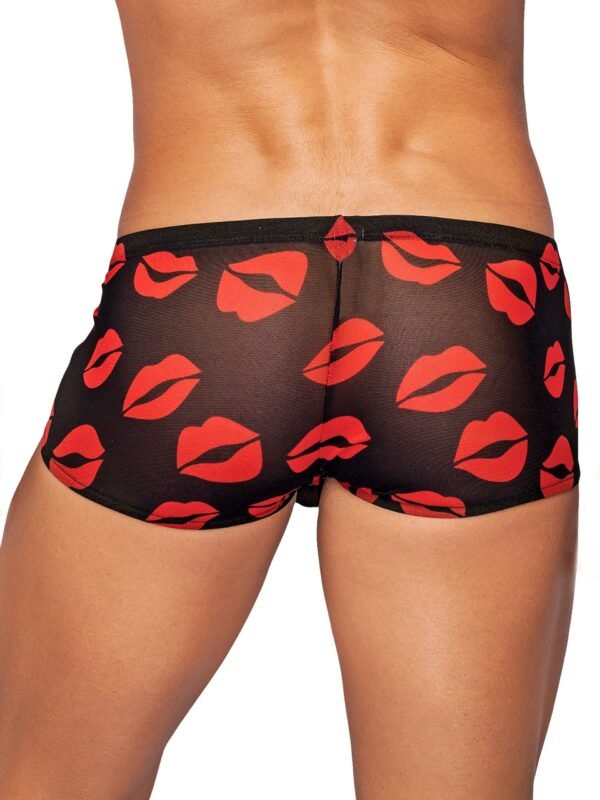 Male Power Lipstick Kisses Boxer Shorts