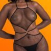 Lovehoney Ring It On Fishnet Cut-Out Crotchless Bodystocking