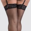 Lovehoney Plus Size Fishnet Lace Top Thigh High Stockings