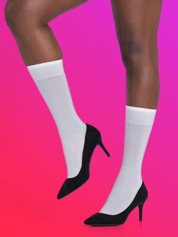 a36880g68182_2 Lovehoney Fantasy White Knee-High Socks