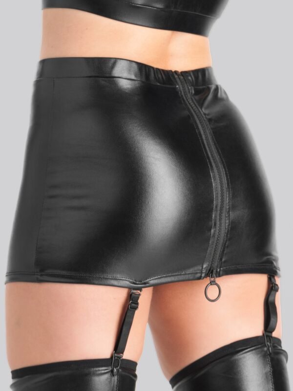 Lovehoney Fierce Wet Look Garter Skirt