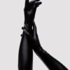 Lovehoney Fierce Black Wet Look Elbow-Length Gloves