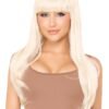 a47697g85320_2 Leg Avenue Blonde Long Straight Wig with Fringe