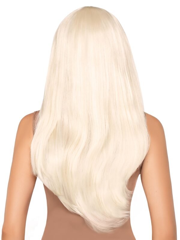 a47697g85320_4 Leg Avenue Blonde Long Straight Wig with Fringe