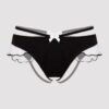 a39963g73146_4 Lovehoney Fantasy Black French Maid Strappy Thong