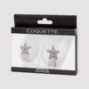 Coquette Silver Star Rhinestone Tassel Pasties