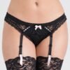 Lovehoney Seduce Me Crotchless Garter Thong