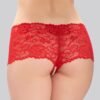 Lovehoney Red Crotchless Pearl Shorts