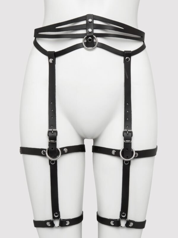 DOMINIX Deluxe Leather Leg Harness