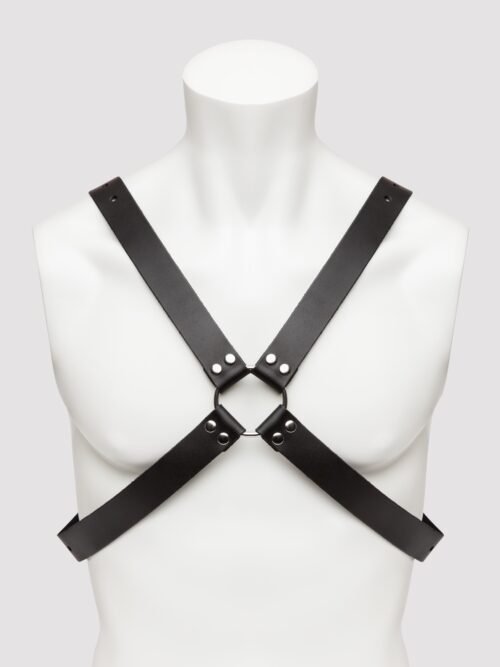 DOMINIX Deluxe Leather Cross-Body Harness