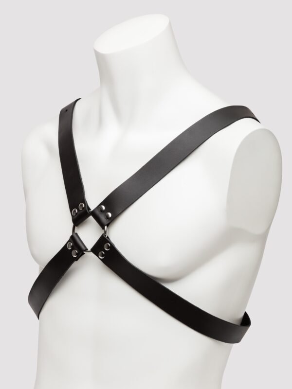 DOMINIX Deluxe Leather Cross-Body Harness