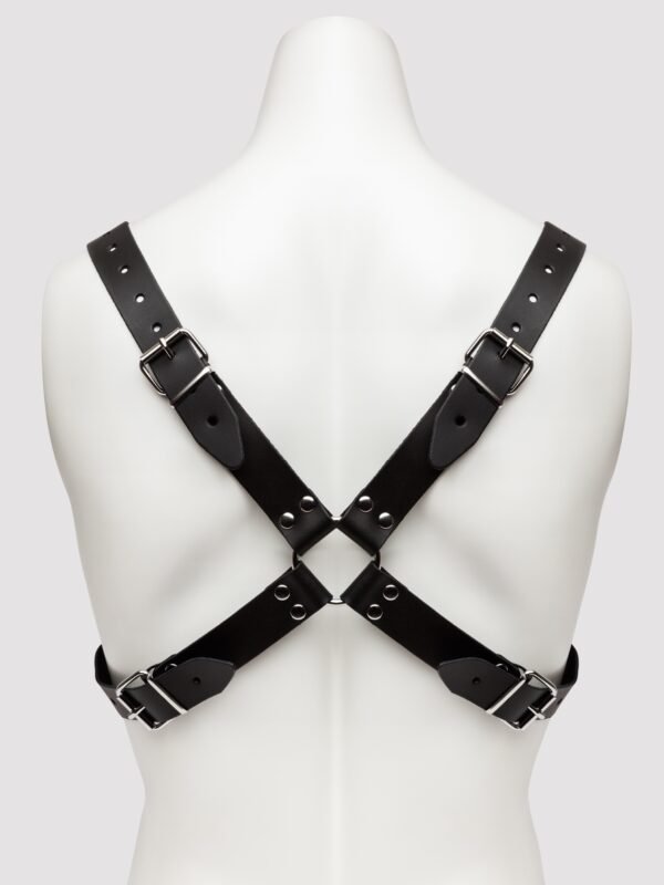 DOMINIX Deluxe Leather Cross-Body Harness