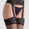 Lovehoney Black Lace Garter Tights