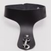 DOMINIX Deluxe Leather Collar with Cock Ring