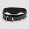 DOMINIX Deluxe Leather Collar with Cock Ring