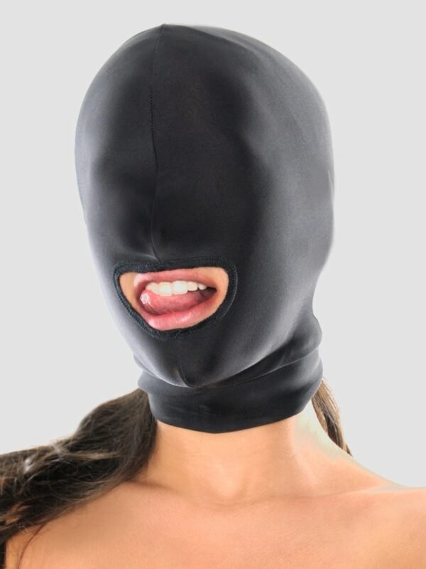 Fetish Fantasy Spandex Open Mouth Bondage Hood
