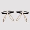 Lovehoney Black and Gold Chain Garters