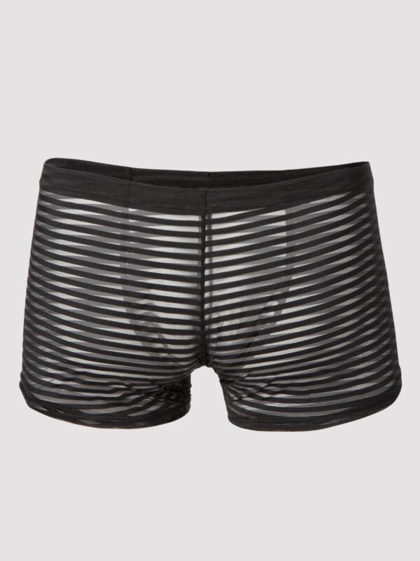 LHM Stripe Mesh Boxer Shorts Black