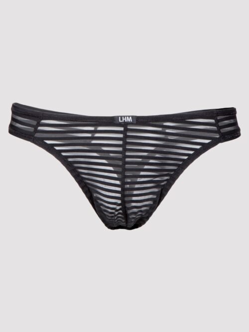 LHM Stripe Mesh Thong