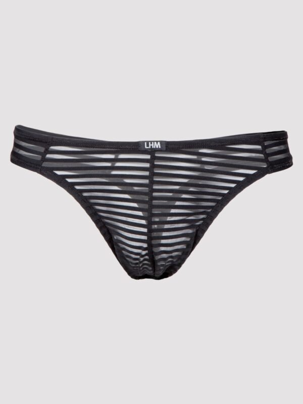 LHM Stripe Mesh Thong