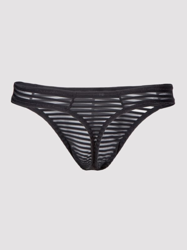 LHM Stripe Mesh Thong