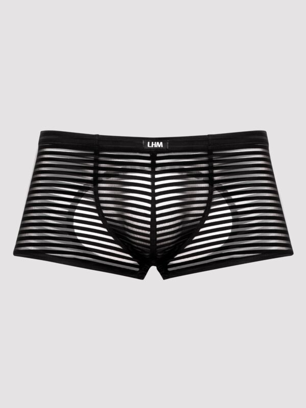 a33884g60786_1 LHM Stripe Mesh Open Back Boxer Shorts
