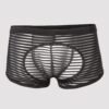 a33884g60786_2 LHM Stripe Mesh Open Back Boxer Shorts