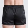 LHM Black Satin Boxer Shorts