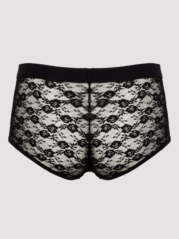 LHM Black Lace Boxer Shorts