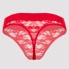 LHM Red Lace Thong