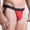 LHM Red Shiny Microfibre Jockstrap