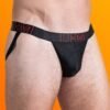 LHM Black Shiny Microfibre Jockstrap