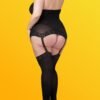Lovehoney Plus Size Dangerous Curves Sheer Suspender Bodystocking