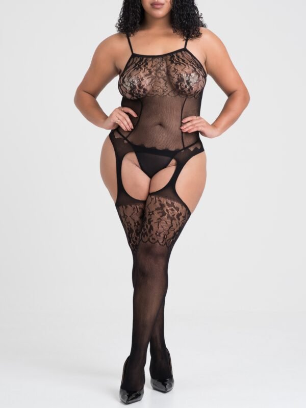 Lovehoney Plus Size Up All Night Lace Bodystocking