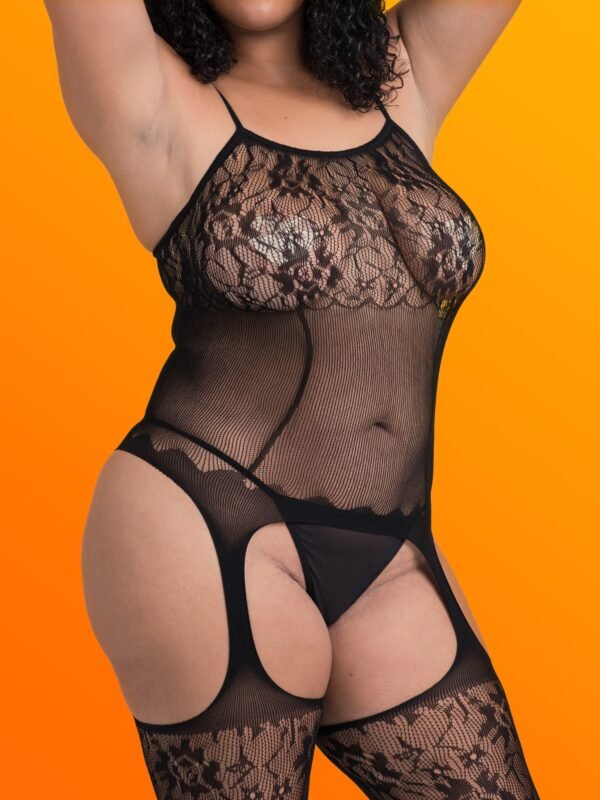 Lovehoney Plus Size Up All Night Lace Bodystocking