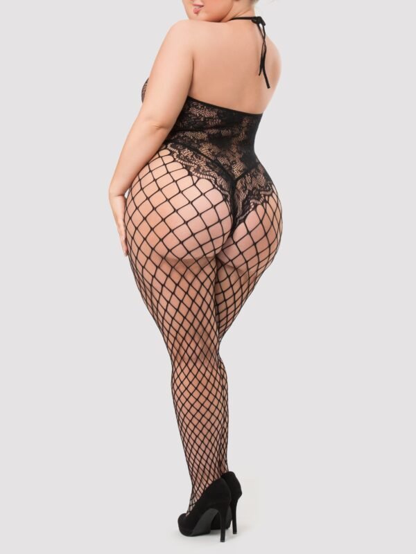 Lovehoney Plus Size Treasure Chest Fishnet Crotchless Bodystocking