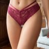 Lovehoney Late Night Liaison Wine Crotchless Thong