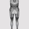 Fifty Shades of Grey Captivate Plus Size Black Lace Crotchless Bodystocking