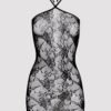 Lovehoney Plus Size Treasure Chest Black Lace Mini Dress