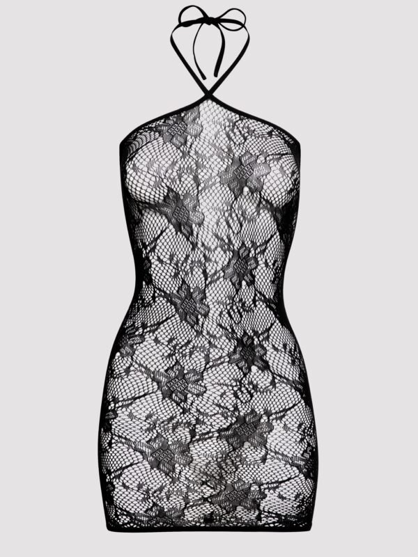 Lovehoney Plus Size Treasure Chest Black Lace Mini Dress