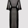 Lovehoney Empress Black Mesh Long Robe