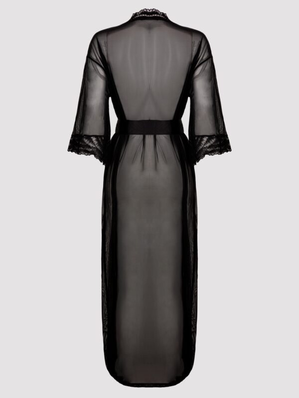 Lovehoney Empress Black Mesh Long Robe
