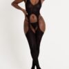 Lovehoney Pure Lust Plunging Crotchless Bodystocking