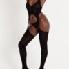 Lovehoney Pure Lust Plunging Crotchless Bodystocking