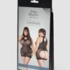 Fifty Shades of Grey Captivate Plus Size Black Lace Spanking Mini Dress