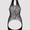 Fifty Shades of Grey Captivate Plus Size Black Lace Spanking Mini Dress