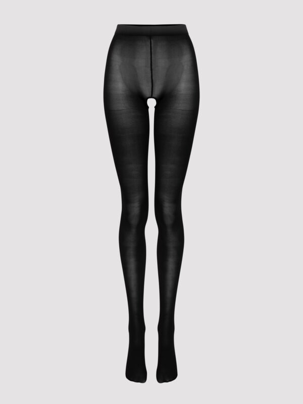 Fifty Shades of Grey Captivate Plus Size Black Spanking Pantyhose