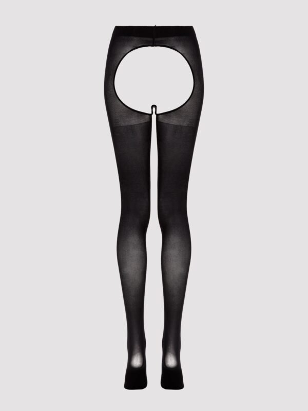 Fifty Shades of Grey Captivate Plus Size Black Spanking Pantyhose